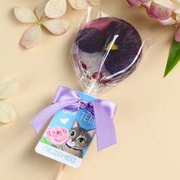 Леденец с цветком внутри Для тебя вкус: персик, БЕЗ САХАРА, 30 г. - Simaland фото 4