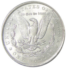 1 доллар 1887 года США Доллар Моргана