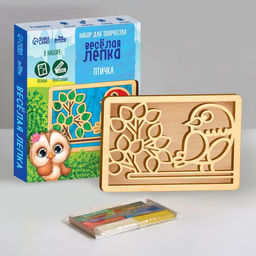 Пластилиновые картинки Птица, 21?15 см