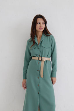 Платье-рубашка с английским воротником - Martichelli фото 71