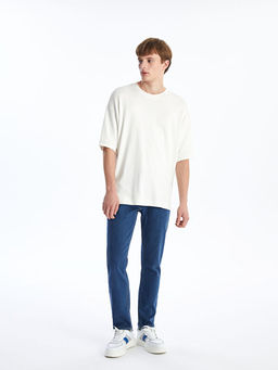 750 Slim Fit ??i Polarl? K??l?k Erkek Jean Pantolon