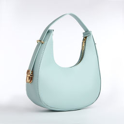 Сумка женская багет на молнии, цвет голубой - Simaland фото 6