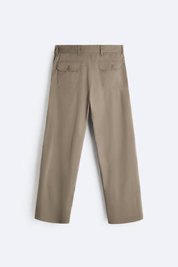 TEXTURED TROUSERS WITH PLEATS - Zara фото 8