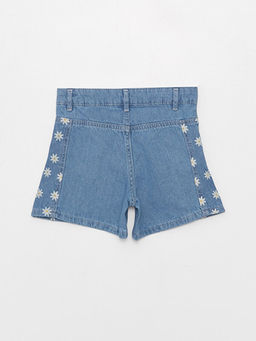 Bask?l? K?z ?ocuk Jean ?ort - Waikiki фото 2