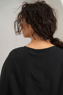Блузка ТБ-113 черный горох - Angelika фото 8