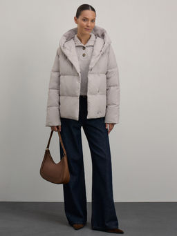 Куртка стеганая с капюшоном / Zarina  фото 2