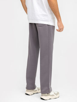 Брюки мужские прямые серые графит 181240-1