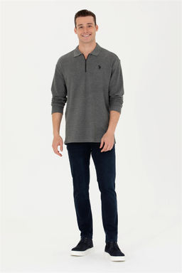 U. S. Polo Assn / Мужской свитшот антрацитового цвета - U.s. polo assn фото 11