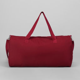 Сумка спортивная, отдел на молнии, длинный ремень, цвет бордовый - Simaland фото 4