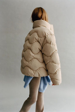 RUBBERISED PUFFER JACKET - Zara фото 2
