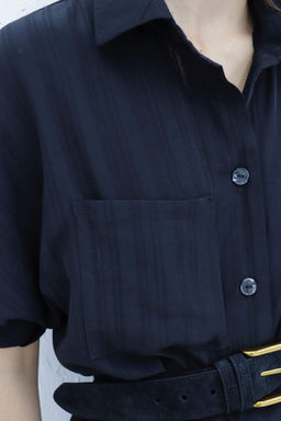 Платье-рубашка с объёмными рукавами - Martichelli фото 11