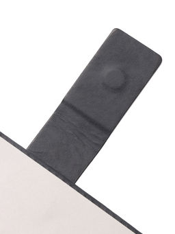 Ежедневник недатированный А5, с хлястиком, 128 листов, в линейку, пвх, серый - Simaland фото 12