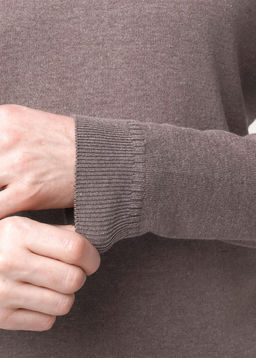 CLE Джемпер муж. 654357ха меланж бежевый - Clever wear фото 4