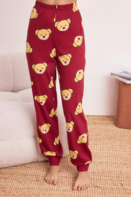 Trendyolmilla Kad?n Couple/Cift Siyah %100 Pamuklu Ay?c?kl? Orme Pijama Tak?m? THMSS21PT0195  фото 16