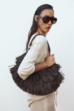 FRINGED TOTE BAG