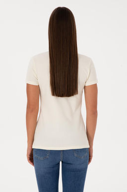 Kad_n Krem Basic Ti__rt - U.s. polo assn фото 5