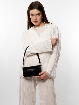 LACCOMA сумка WJD8787-черный эко кожа хлопок фото 8