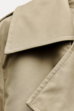 MIDI TRENCH COAT WITH BELT ZW COLLECTION - Zara фото 6