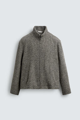 BOUCL_ TEXTURE OVERSHIRT - Zara фото 7