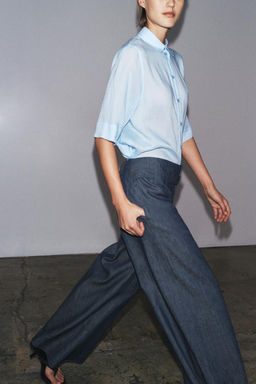 ZW COLLECTION RAMIE SHIRT - Zara фото 6