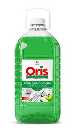 GRASS ORIS средство для мытья посуды 5л Зелёное яблоко ПЭТ  фото 2