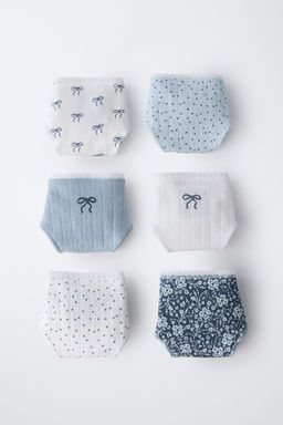 AGES 6-14 / 6-PACK OF BOW BRIEFS - Zara фото 5
