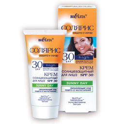 Белита Солярис Крем солнцезащитный SPF30 д/лица SUNNY DAY 50мл