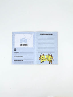 Набор: Анкета для мальчиков А5, 16 листов и ручка "Танк"