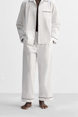 CONTRAST PYJAMA BOTTOMS - Zara фото 2