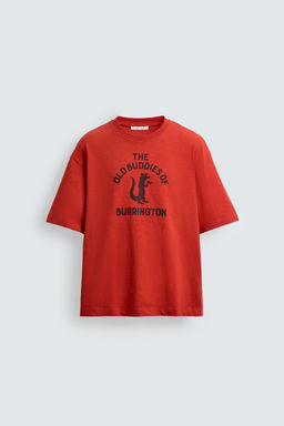 CONTRAST PRINT T-SHIRT