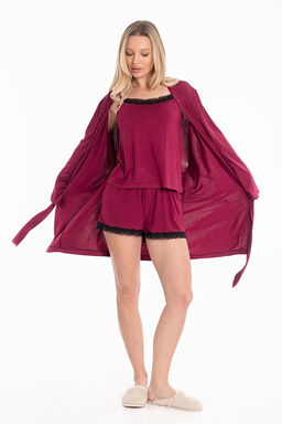 Пижама М325089б бордовый - Елена фото 8