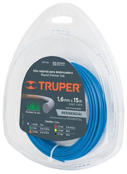 Леска для триммера Truper, диаметр 1,6 мм