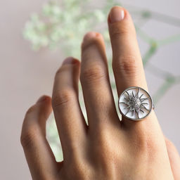 Кольцо Арт. 3-1342-W - MyGemma фото 3