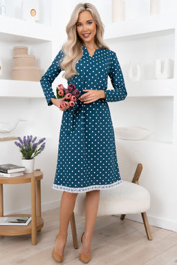 Платье Open Style 6737 зеленый