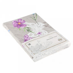 Шторы для кухни, 2шт 148х160см, на шторной ленте, на шторной ленте, рогожка, хлопок "Комфорт" 171 г/м2, упаковка классическая 32х41см, "Домашняя мода" (Россия)