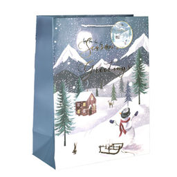 Цена за 12 шт. Пакет подарочный 31х42х12см / 5286ХL /уп 12/300/Новый год - ГалеонТрейд фото 12