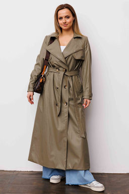 Плащ AURA 7036-164 олива