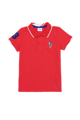 U. S. Polo Assn Красная футболка-поло для мальчика - U.s. polo assn фото 5