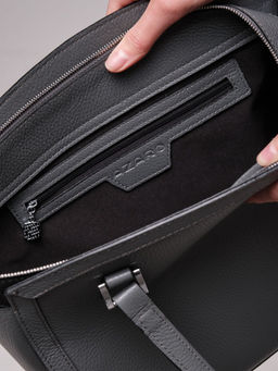 Сумка кожаная Azaro 30690 хром