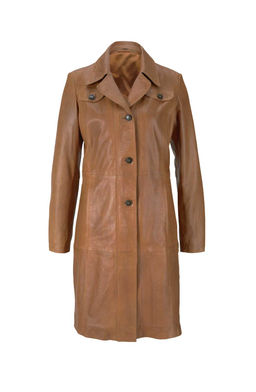 Кожаное пальто, нуга - Heine фото 2