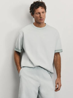 Футболка с эффектом garment dye / Zarina