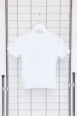 Beyaz Erkek Cocuk %100 Pamuk Dinozor Desenli Regular Kal?p K?sa Kol Orme T-Shirt TKDSS24TS00030 - Trendyolmilla фото 4