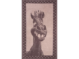 Полотенце махровое 6с104.411ж1 Конь-царь(т.с.мальв1) 67х40см