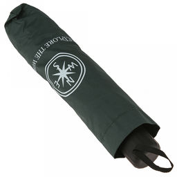 Зонт механический Роза ветров ткань эпонж (полиэстер) + черное УФ-покрытие, 10 лучей, д/купола 108см h68см, 3 сложения, 28см в сложенном виде, механизм против ветра, ручка с покрытием soft-touch, цвет зеленый, 370гр (Китай) - Домашняя мода фото 8