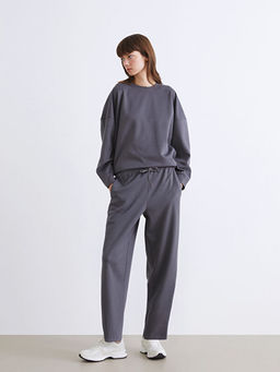 Bisiklet Yaka Kad?n Sweatshirt