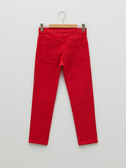 Slim Fit Basic Gabardin Erkek ?ocuk Pantolon - Waikiki фото 3