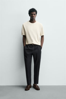 RELAXED FIT KNIT T-SHIRT