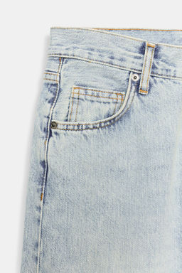 JEANS ZW COLLECTION BAGGY TIRO MEDIO / Azul claro - Zara фото 7