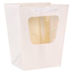 Коробка складная 26x20x30 см для цветов с окном / LH527-4 /уп 10/250/ - ГалеонТрейд фото 2