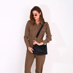 Сумка на молнии, цвет чёрный - Simaland фото 7